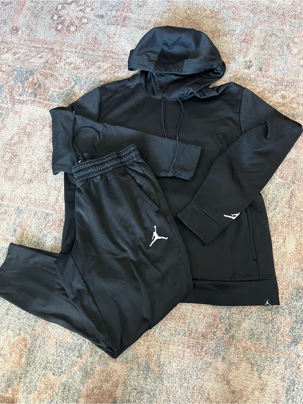 Jordan Men’s Black Performance Hoodie & Joggers Set